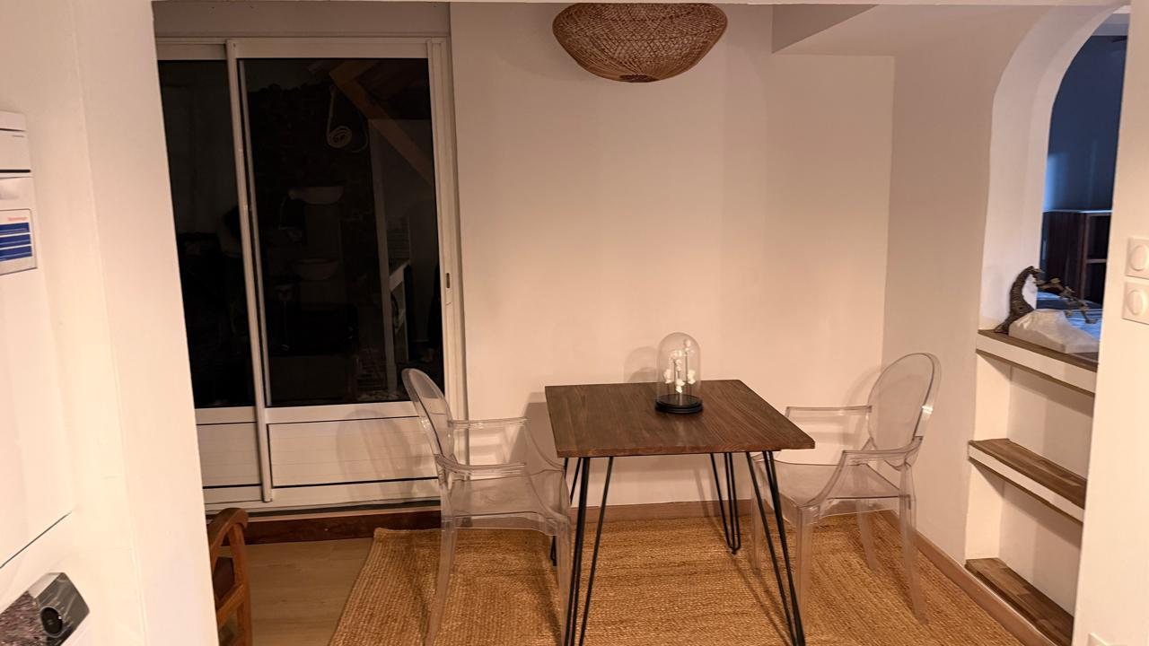 Le coin repas de l'appartement